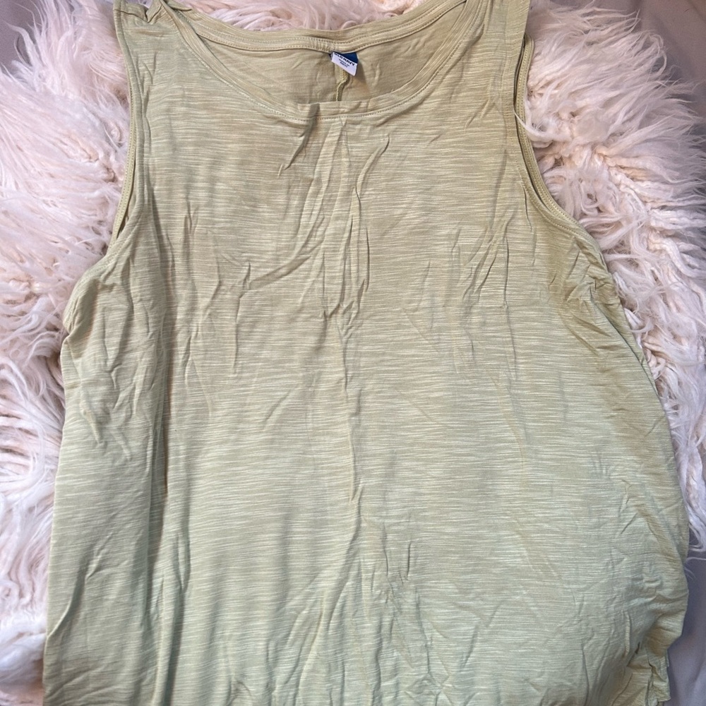 Old Navy Luxe Light Green Tank Top